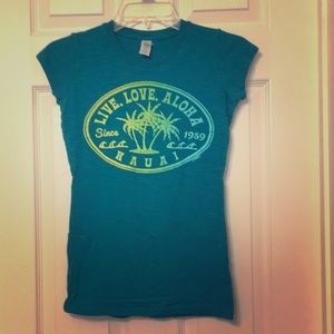 ☀️Teal Hawaii T-shirt